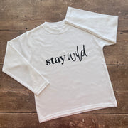 Stay wild Long sleeve Tee 4-5y
